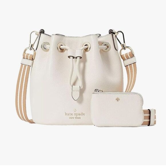 Kate Spade New York Women's Rosie Pebbled Leather Mini
Bucket Bag - Picture 1 of 14